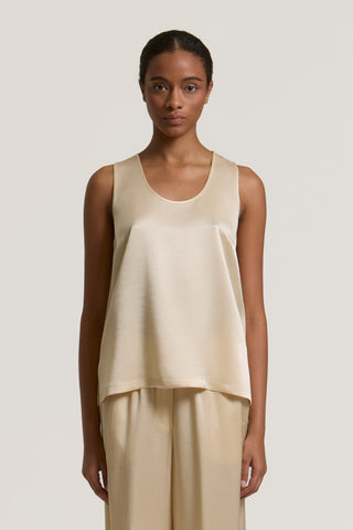 Viscose satin top