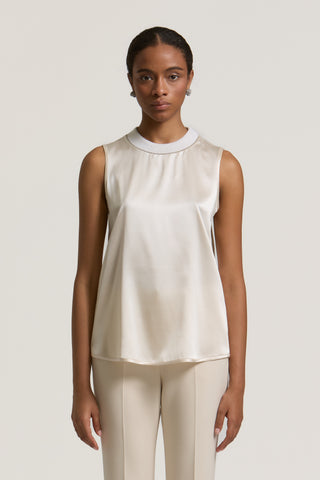 Silk satin top 1 / 3