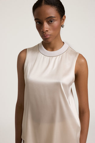 Silk satin top 2 / 3