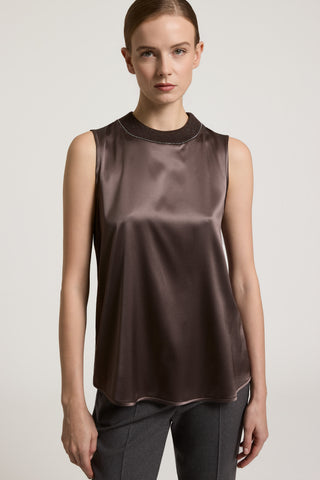 Silk satin top 2 / 3