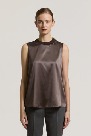 Silk satin top 1 / 3