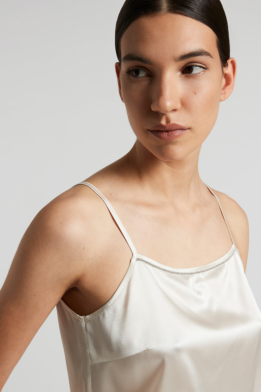 トップス MIYAO / Print Camisole ECRU XZXTOGO Lace Camisole Tops for Women Sleeveless Ribbed
