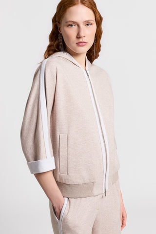 Double cotton sweatshirt