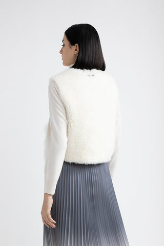 Real cashmere goat hair gilet