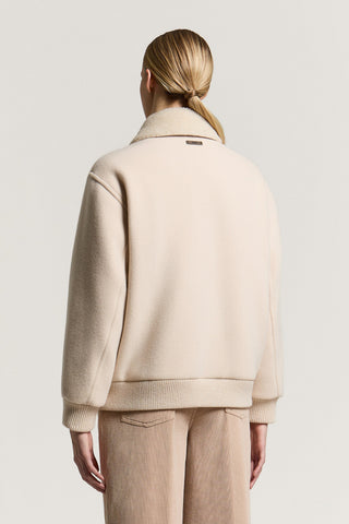Wool and cashmere-blend jacket