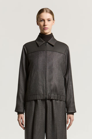 Pure wool and flannel gabardine jacket