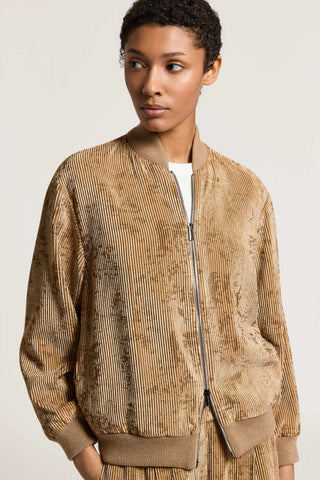 Viscose velvet jacket