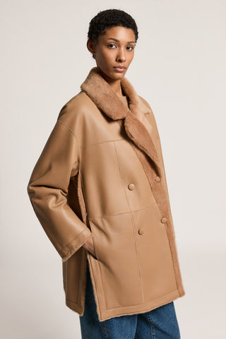 Lacaune shearling coat 4 / 5