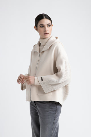 Pure new wool and cashmere jacket