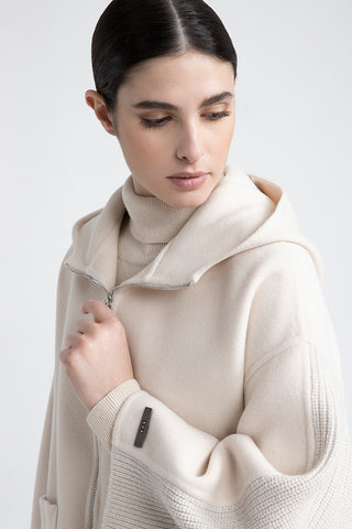 Pure new wool and cashmere jacket