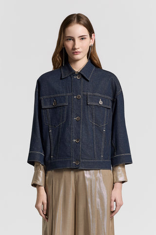 Cotton/linen twill jacket