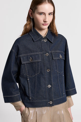Cotton/linen twill jacket