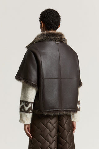 Lacaune shearling cape 7 / 7