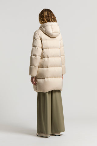 Midi down jacket in WR technical duchess