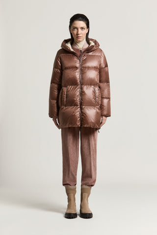 Goose down jacket in WR technical fabric