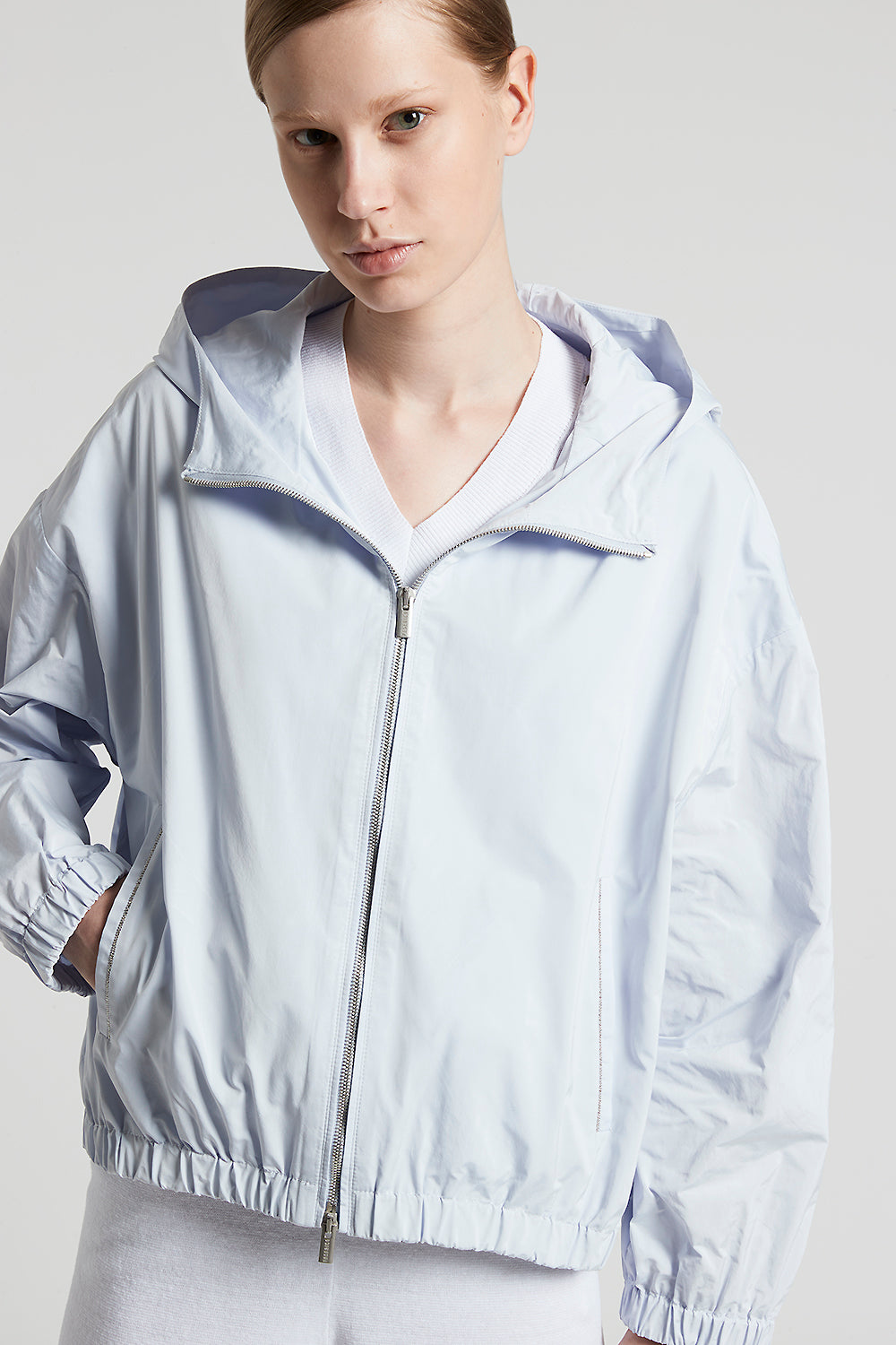 Technical taffeta jacket | Peserico US