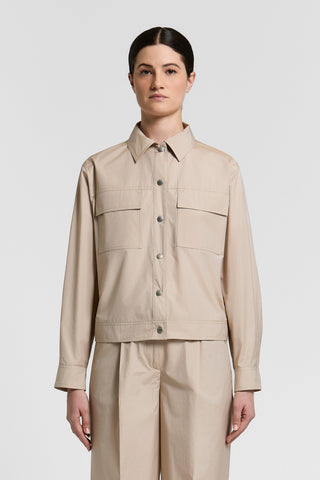 Lightweight technical cotton jacket