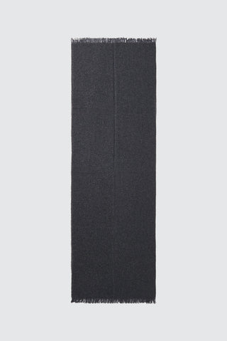 Four-ply wool and lurex-blend stole