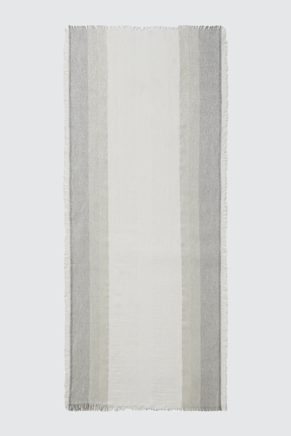 Ombre stole in faded linen | Peserico US
