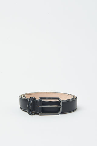 Leather belt