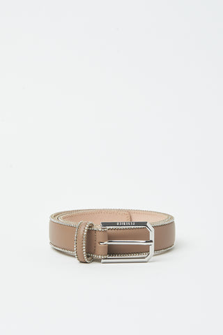 Leather belt