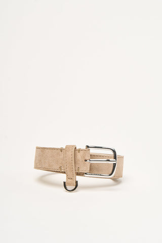 Suede belt