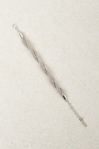 Bracelet with torchon in Punto Luce chain