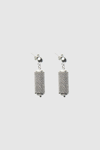 Pendant tube earrings