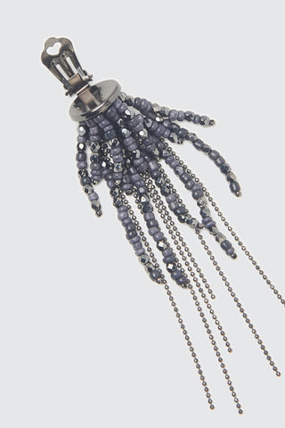 Glass micro-bead and crystal ear cuffs