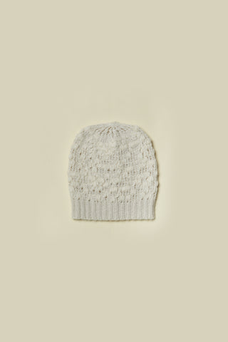 Wool, alpaca and lurex beanie