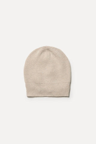Wool, silk, viscose and cashmere beanie