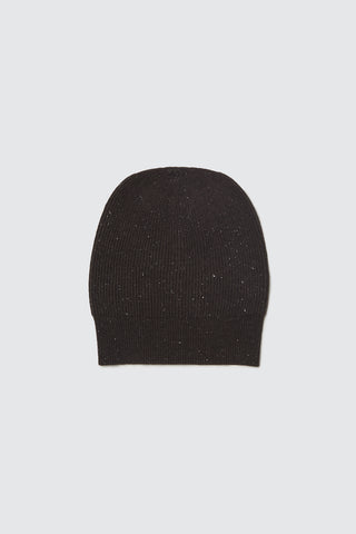 Wool, silk, cashmere and lurex hat