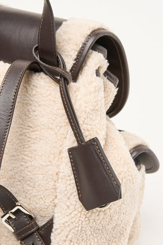 Faux fur backpack 4 / 5