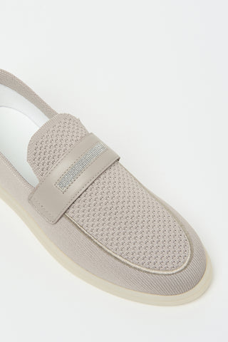 Technical knit loafers