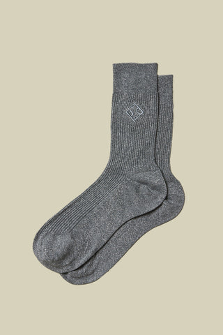 Lurex embroidered socks