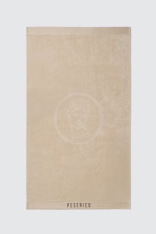 Cotton terry beach towel