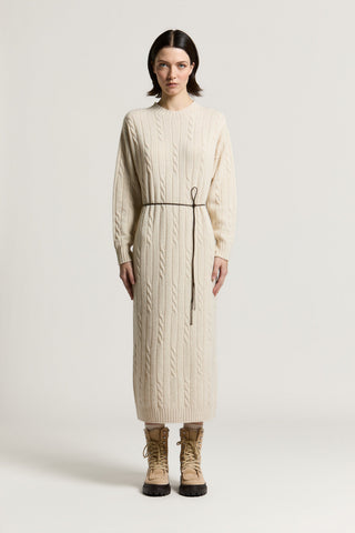 Long wool, silk and cashmere dress 1 / 3