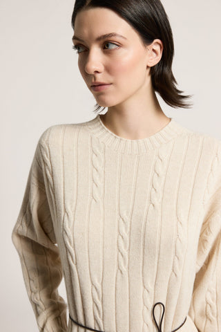 Long wool, silk and cashmere dress 3 / 3