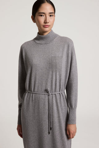 Long wool, silk and cashmere dress 3 / 4