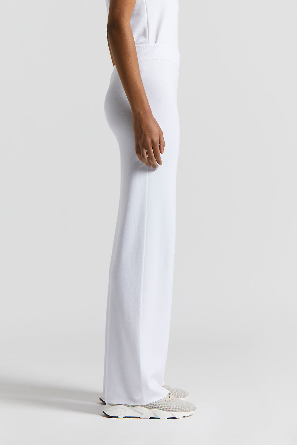Compact pure cotton yarn trousers | Peserico US