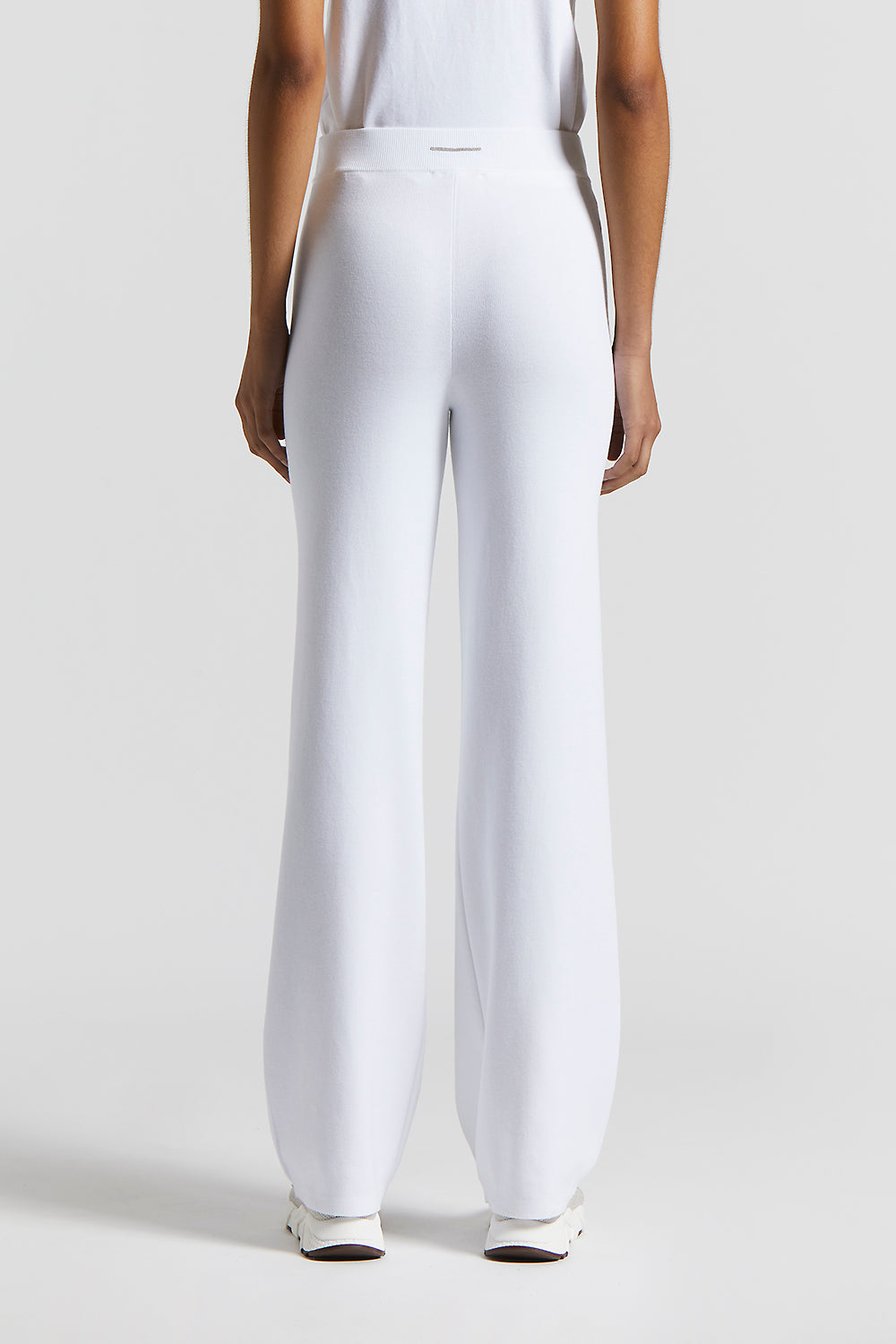 Compact pure cotton yarn trousers | Peserico US