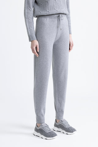 Wool, silk and cashmere joggers