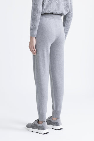 Wool, silk and cashmere joggers