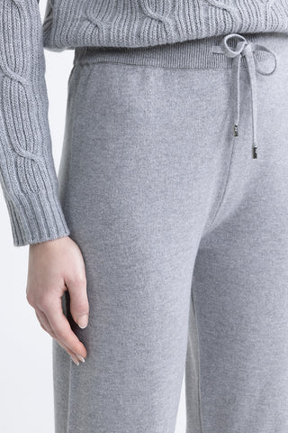 Wool, silk and cashmere joggers