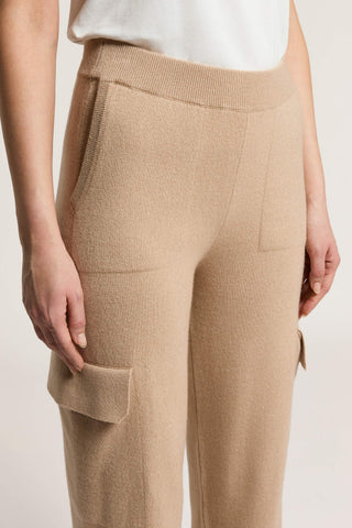Wool, silk and cashmere trousers