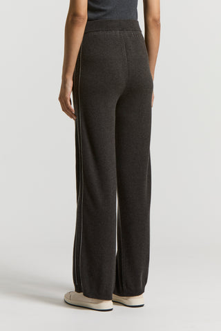 Cashmere, silk and wool trousers