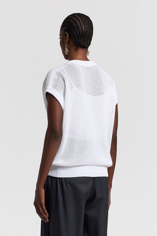 Pure cotton crewneck sweater