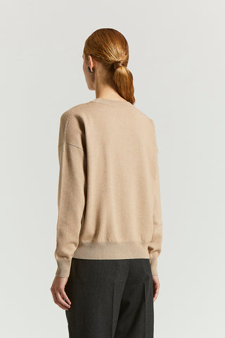 Wool, silk, cashmere and viscose sweater
