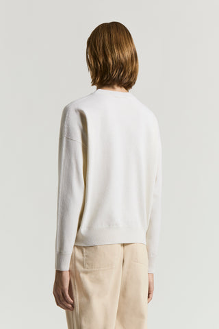 Cashmere, silk and wool yarn jumper