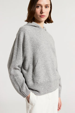 Cashmere, silk, alpaca and wool sweater